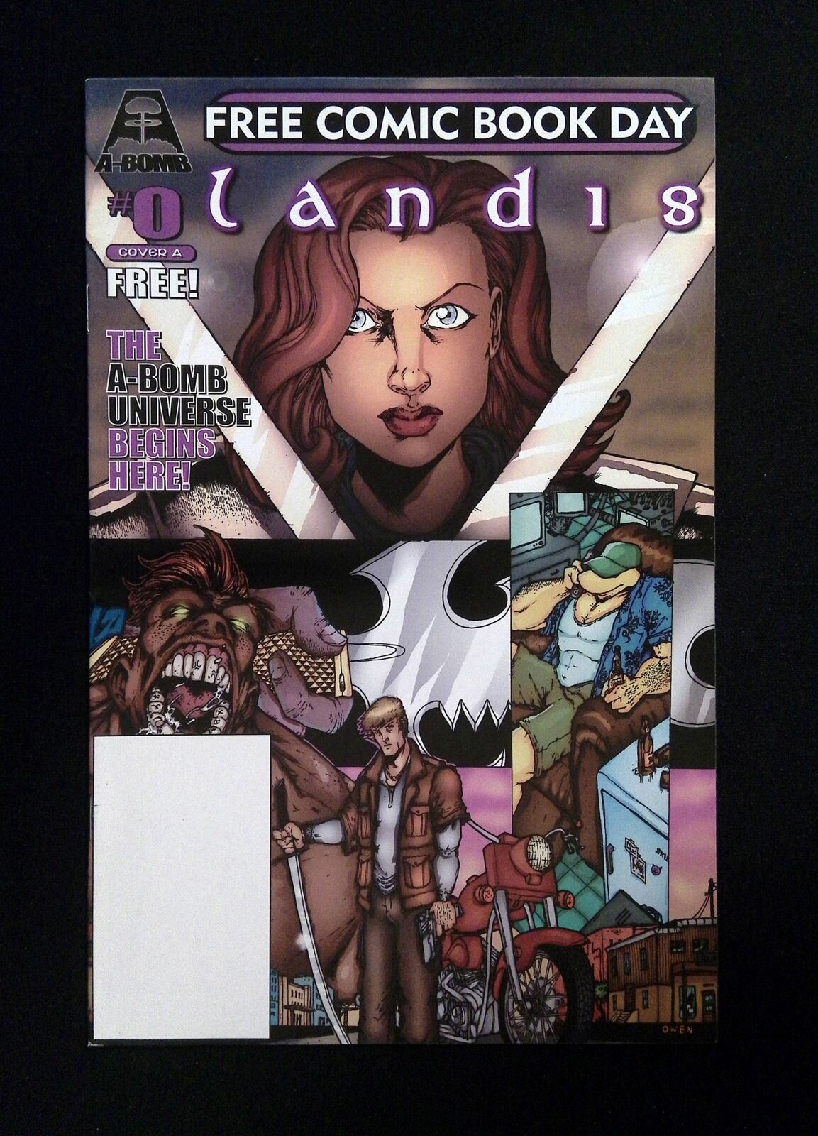 LANDIS (FCBD) #0 A-BOMB COMICS 2003 VF+