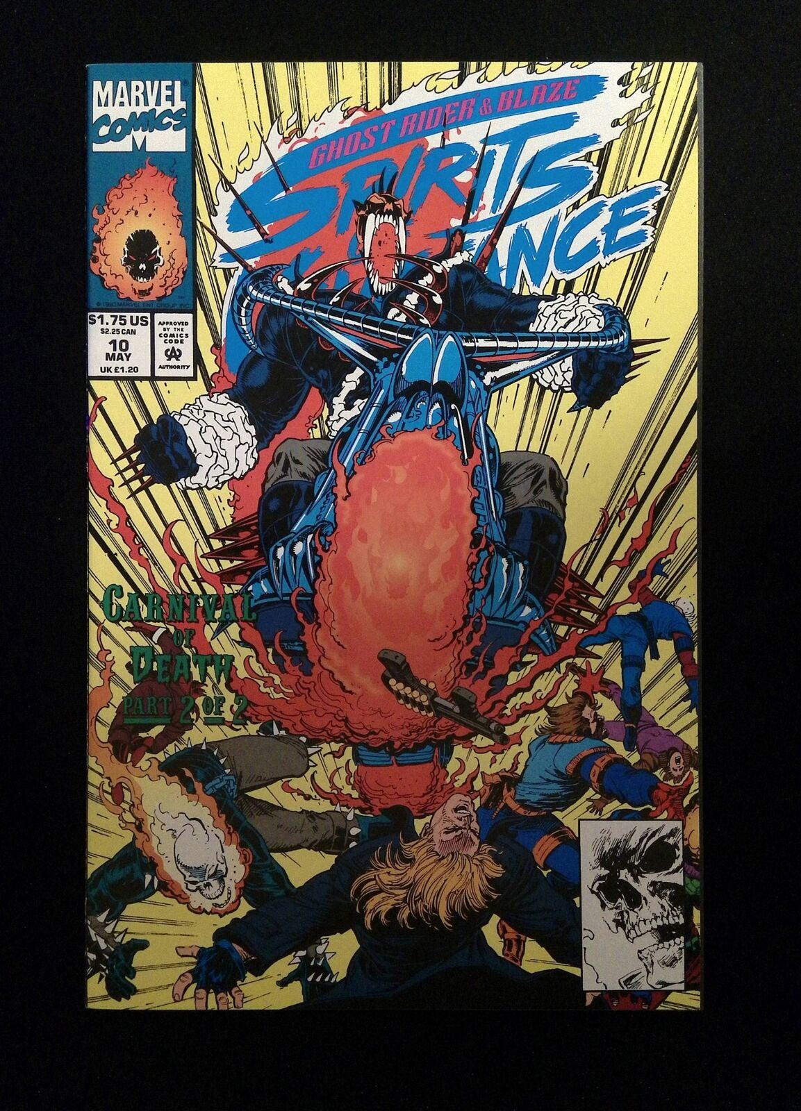 GHOST RIDER SPIRITS OF VENGEANCE #10 MARVEL COMICS 1993 VF/NM