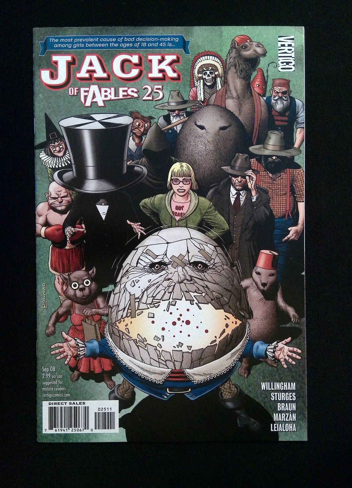 JACK OF FABLES #25 DC/VERTIGO COMICS 2008 VF+