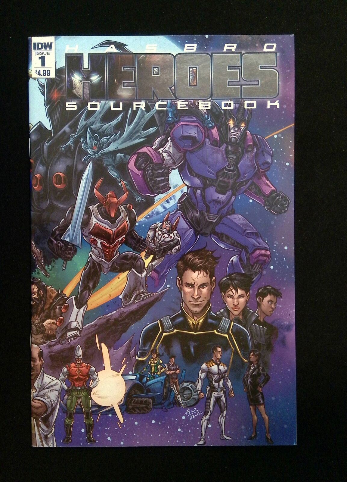 HASBRO HEROES SOURCEBOOK #1 IDW COMICS 2017 NM-