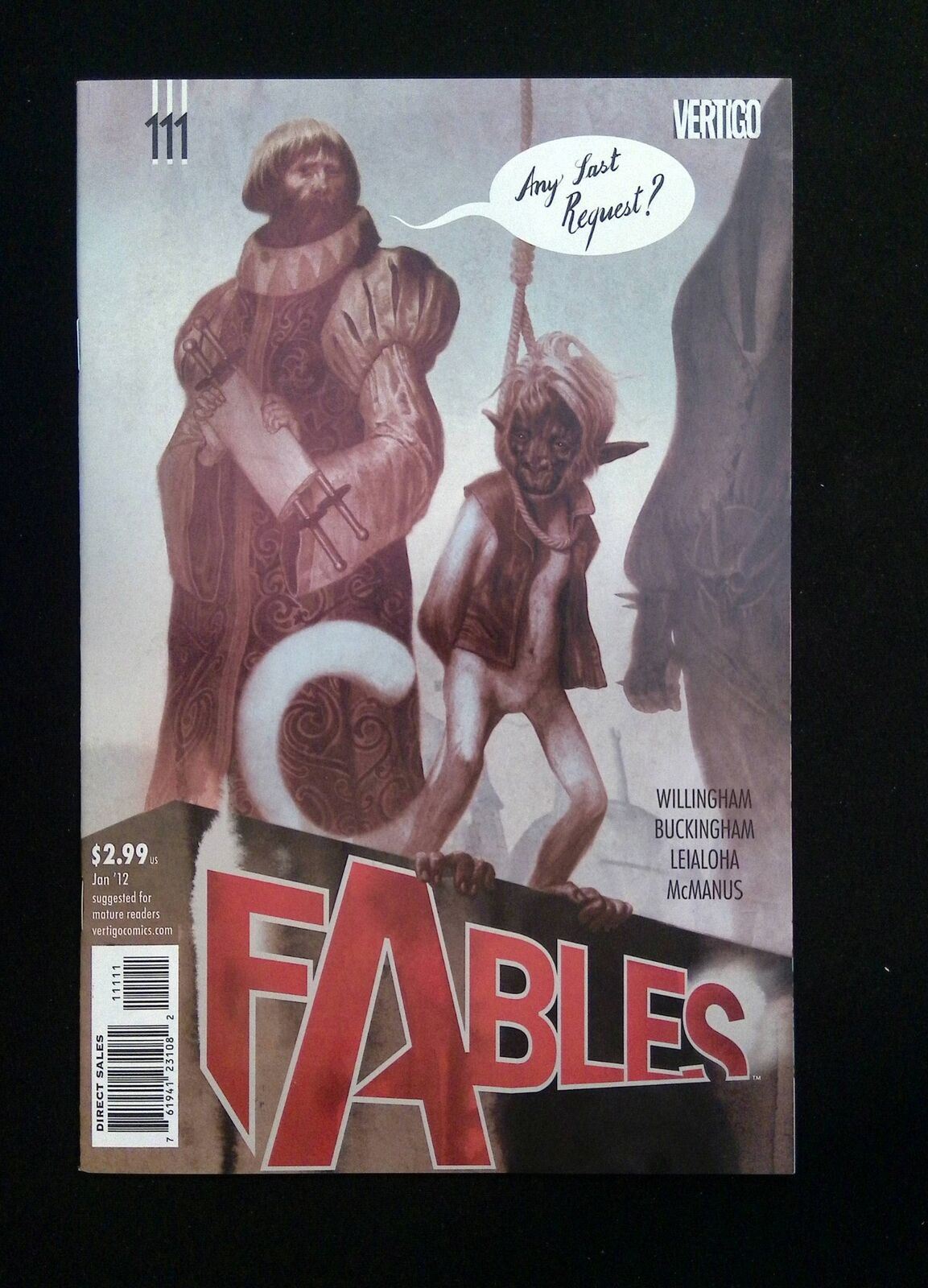 FABLES #111 DC/VERTIGO COMICS 2012 NM