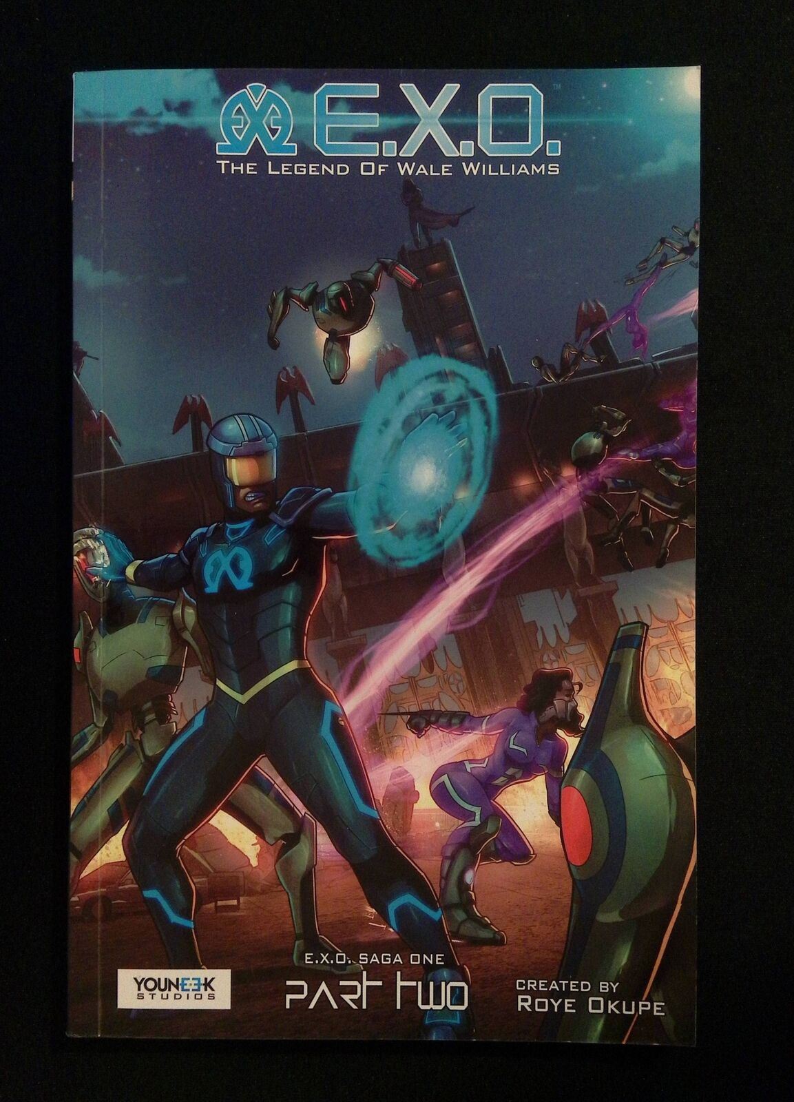 E.X.O. THE LEGEND OF WAVE WILLIAMS GN #2 YOUNEEK COMICS 2016 NM-