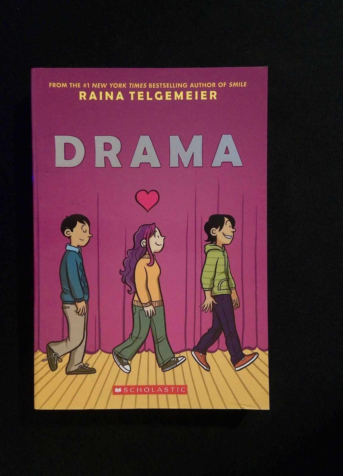 DRAMA GN BY RAINA TELGEMEIER 1ST EDITION #1 SCHOLASTIC COMICS 2012 VF/NM