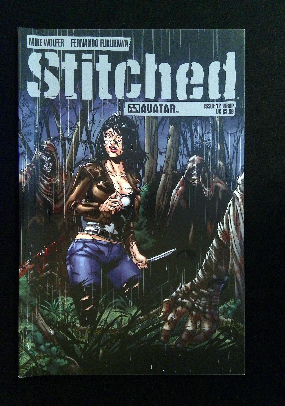 STITCHED #12WRAP AVATAR COMICS 2012 NM FURUKAWA, WOLFER VARIANT