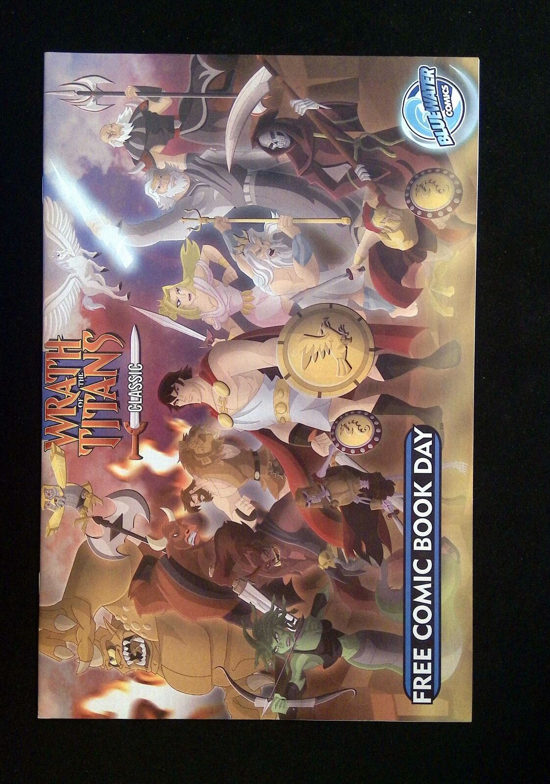 WRATH OF THE TITANS FCBD #1 BLUE WATER COMICS 2013 VF/NM