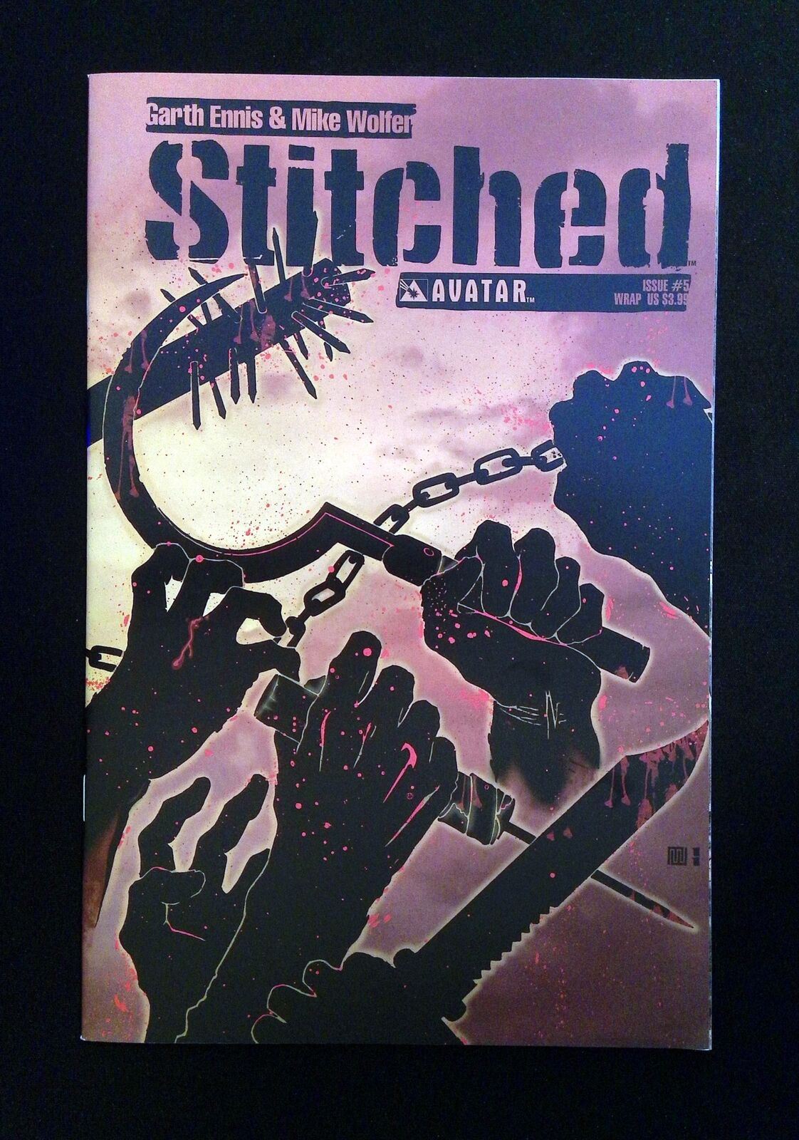 STITCHED #5WRAP AVATAR COMICS 2012 NM WOLFER ENNIS VARIAT