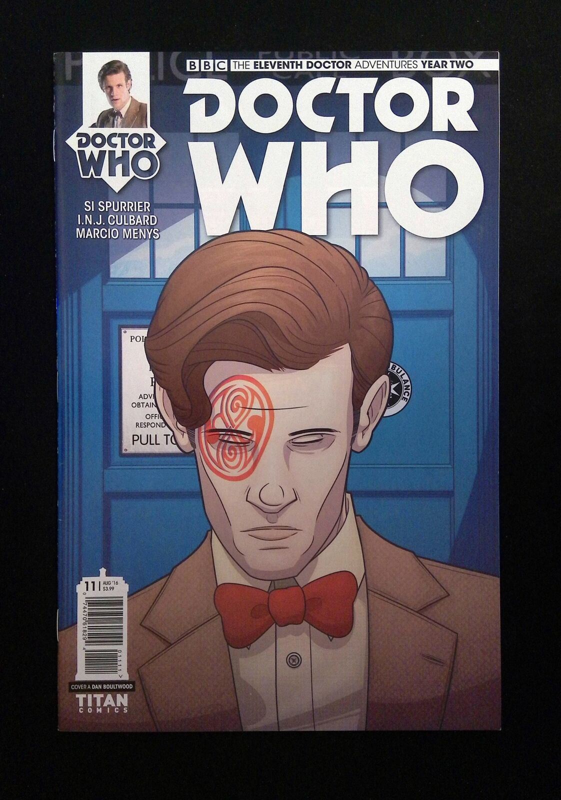 DOCTOR WHO THE ELEVENTH DOCTOR YEAR TWO #11B TITAN 2016 VF/NM VARIANT COVER
