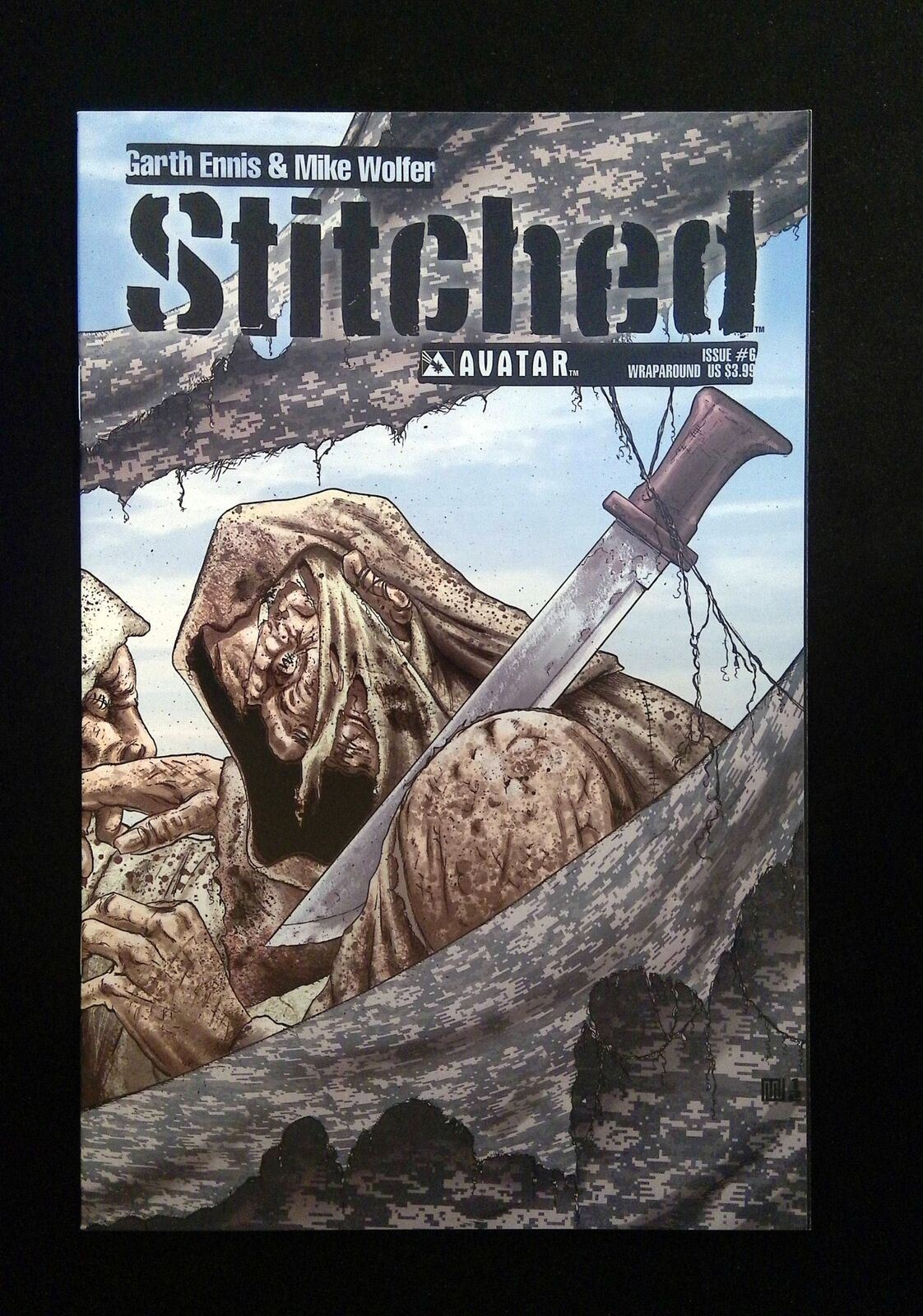 STITCHED #6WRAP AVATAR COMICS 2012 NM+ VARIANT COVER