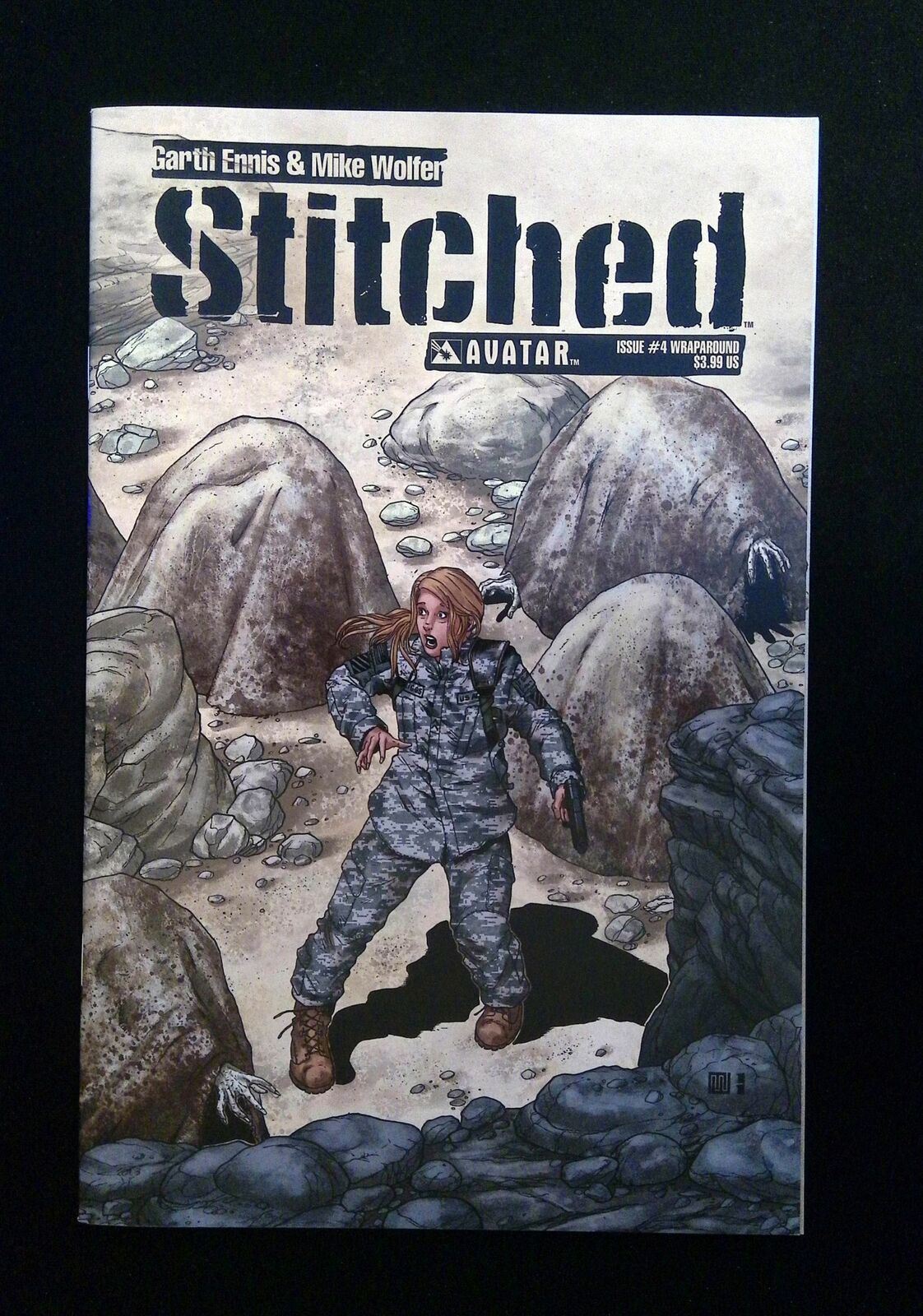 STITCHED #4WRAP AVATAR COMICS 2012 NM+ VARIANT COVER