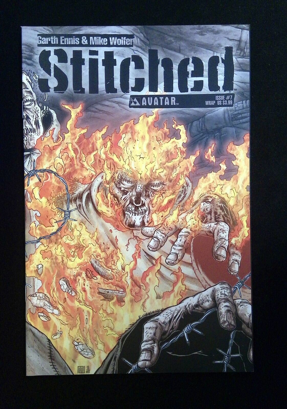 STITCHED #7WRAP AVATAR COMICS 2012 NM+ VARIANT COVER