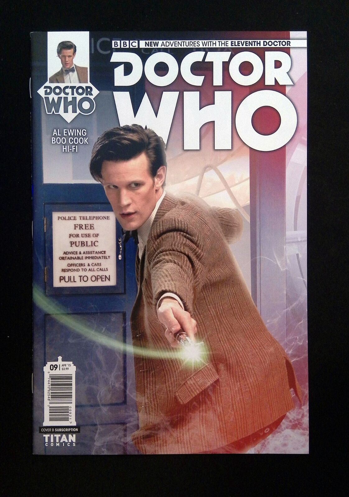 DOCTOR WHO THE ELEVENTH DOCTOR #9B TITAN COMICS 2015 NM- VARIANT COVER