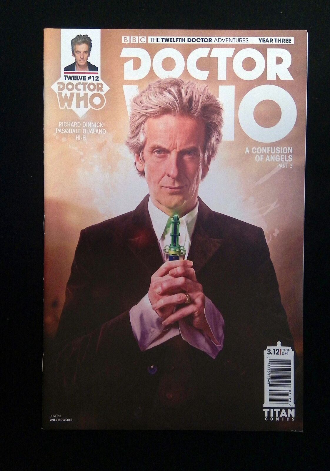 DOCTOR WHO THE TWELFTH DOCTOR YEAR THREE #12B TITAN 2018 NM VARIANT COVER