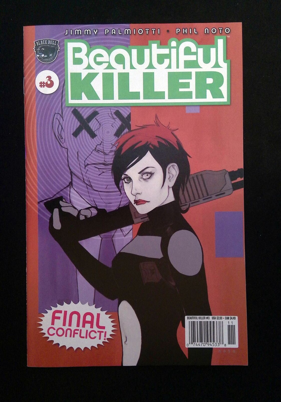BEAUTIFUL KILLER #3 BLACK BULL COMICS 2003 NM NEWSSTAND