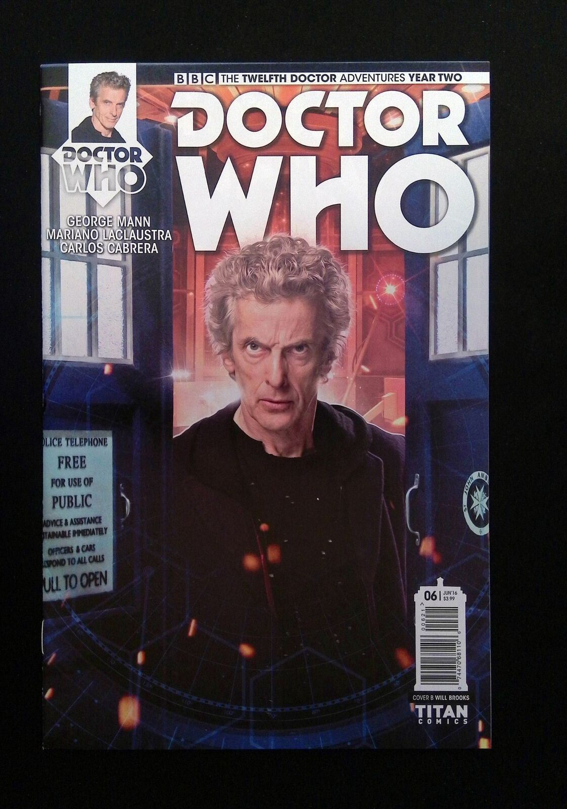 DOCTOR WHO THE TWELFTH DOCTOR YEAR TWO #6B TITAN COMICS 2016 NM VARIANT COVER