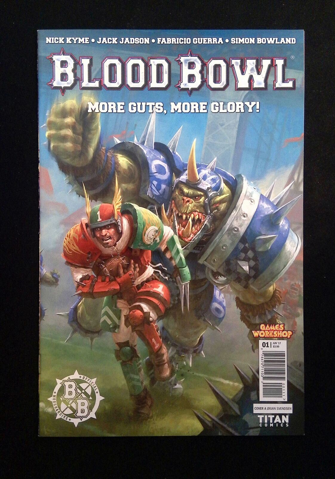BLOOD BOWL MORE GUTS MORE GLORY #1 TITAN COMICS 2017 NM