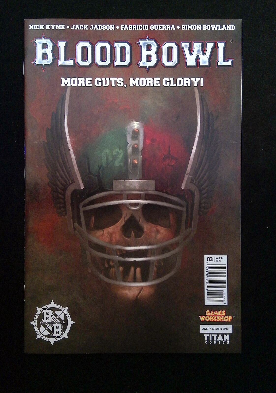BLOOD BOWL MORE GUTS MORE GLORY #3 TITAN COMICS 2017 NM