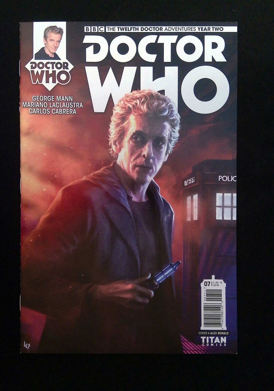 DOCTOR WHO THE TWELFTH DOCTOR YEAR TWO #7B TITAN 2016 VF/NM VARIANT COVER