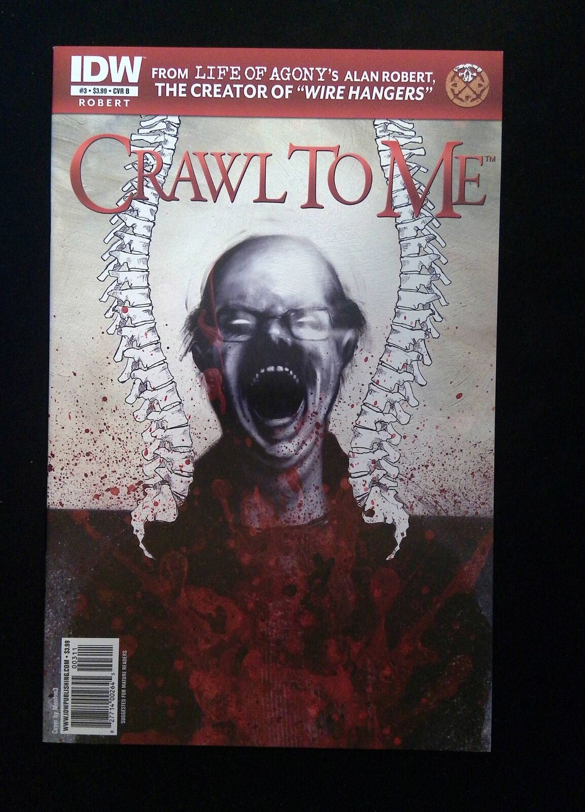 Crawl To Me #3B Idw Comics 2011 Nm Variant Cover