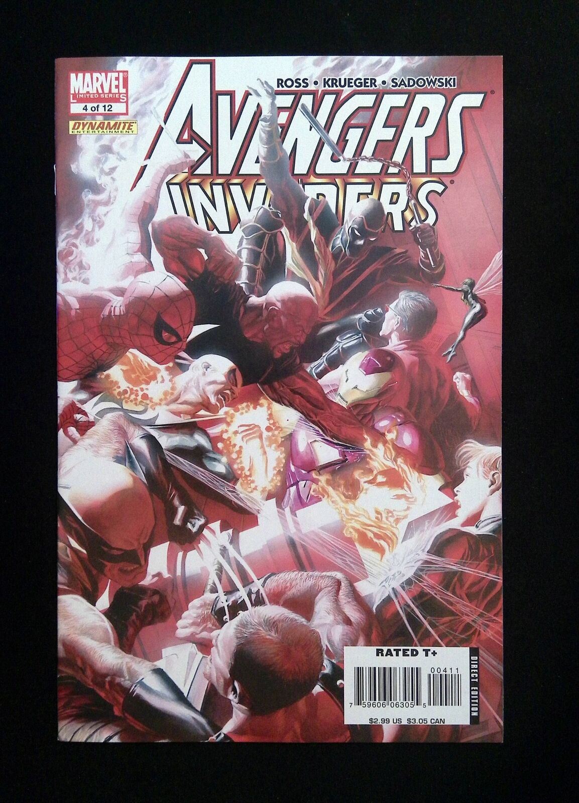 Avengers Invaders #4 Marvel/Dynamite Comics 2008 Nm