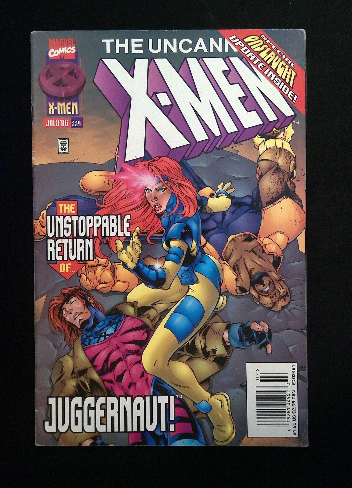 Uncanny X-Men #334 Marvel Comics 1996 Vf Newsstand