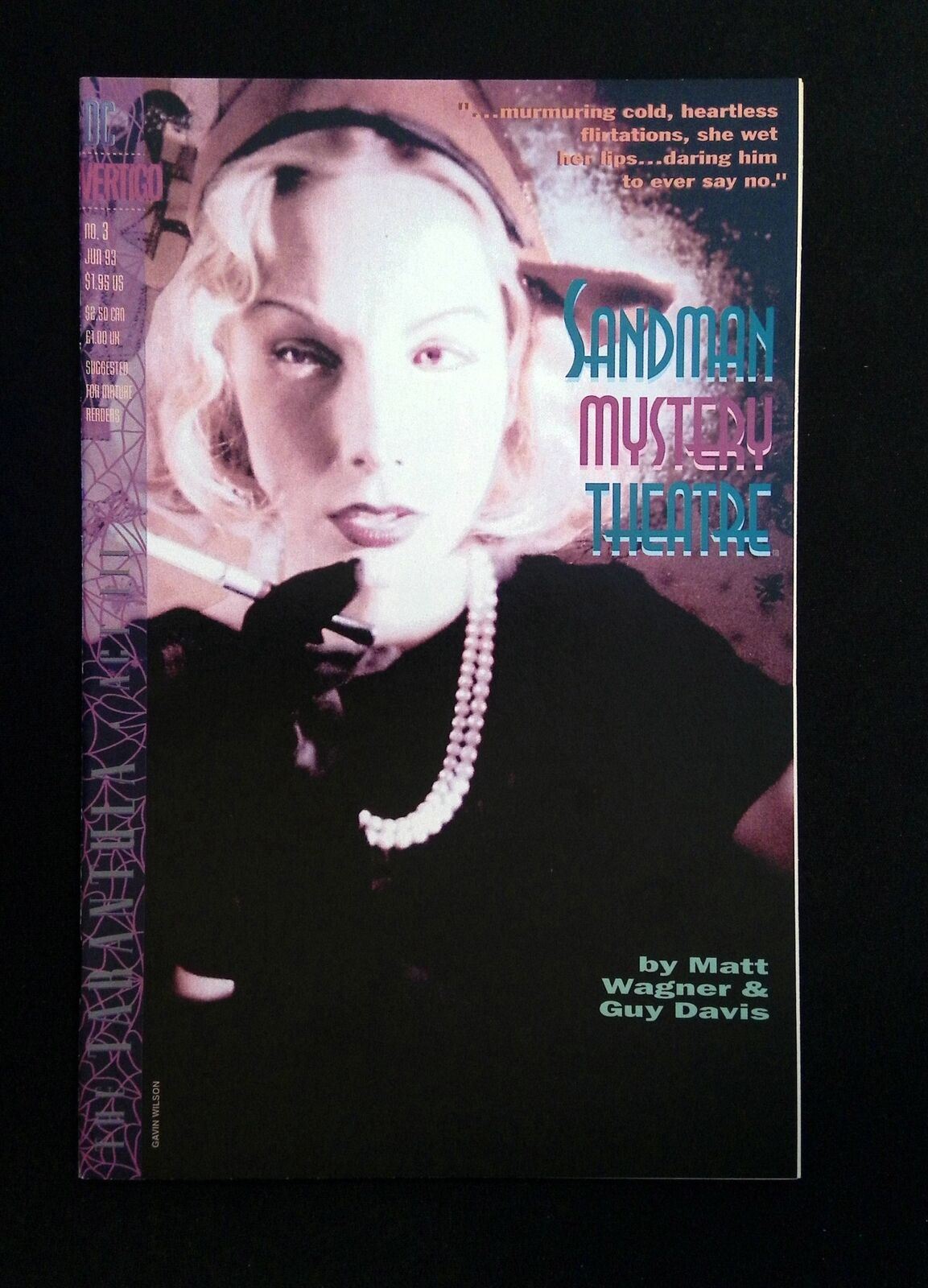 Sandman Mystery Theatre #3 Dc/Vertigo Comics 1993 Vf/Nm