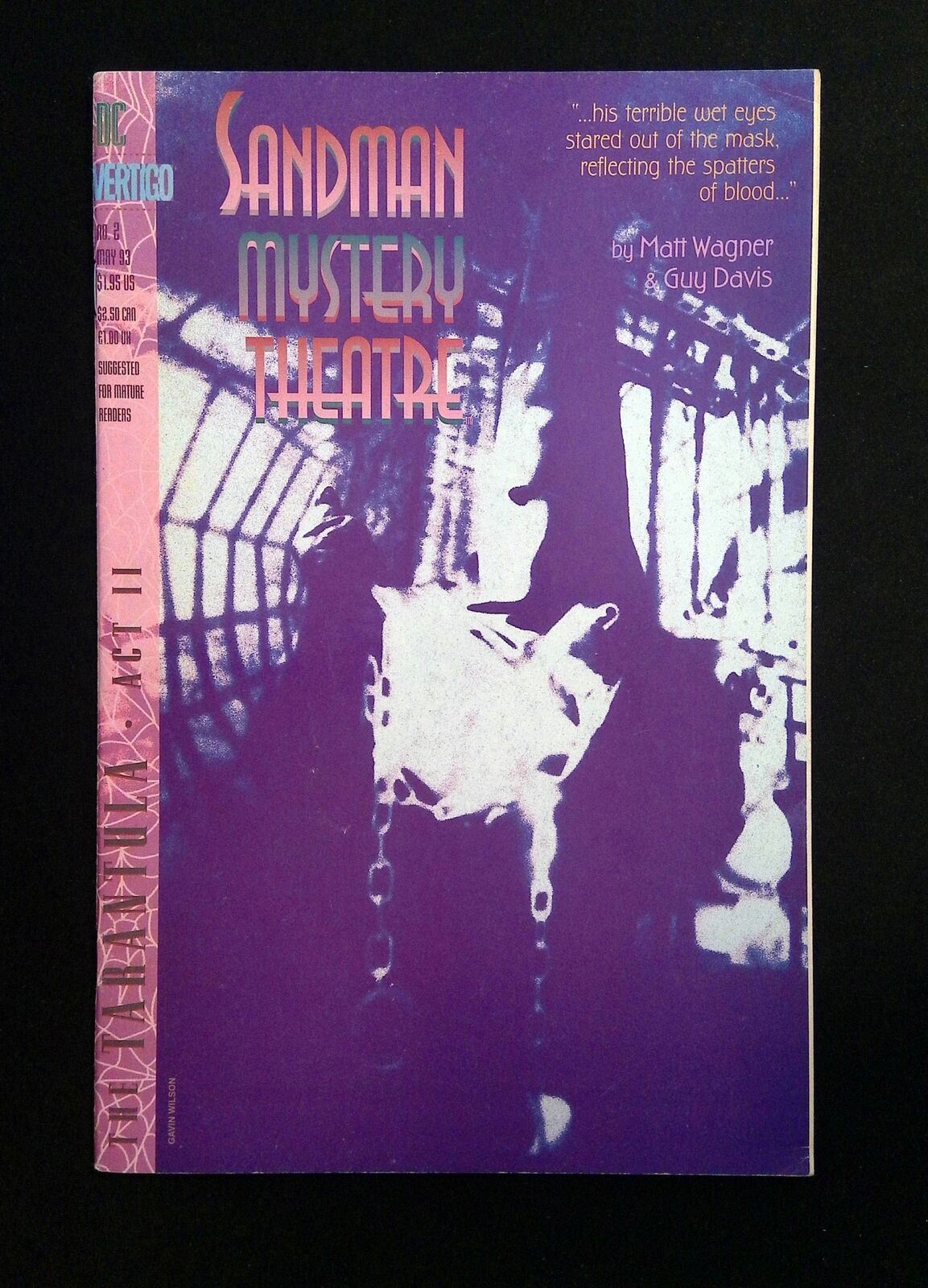 Sandman Mystery Theatre #2 Dc/Vertigo Comics 1993 Vf