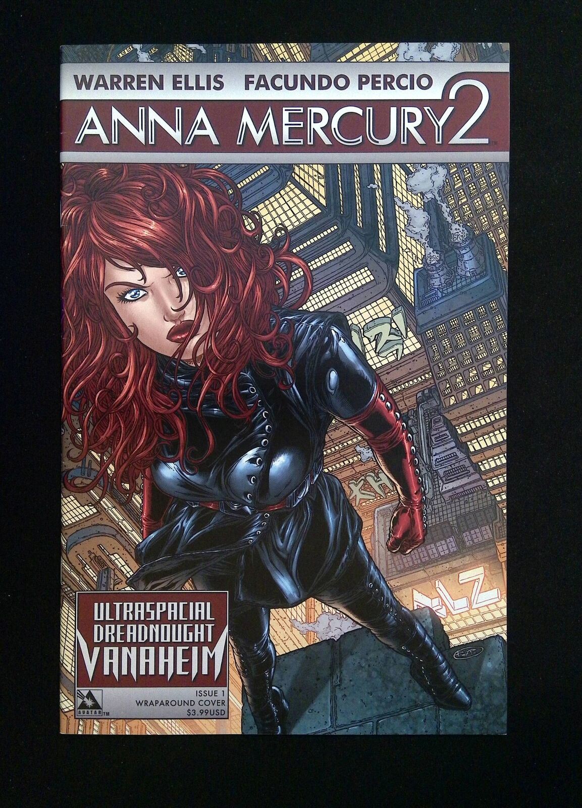 Anna Mercury 2 #1B Avatar Comics 2009 Vf+ Variant Cover