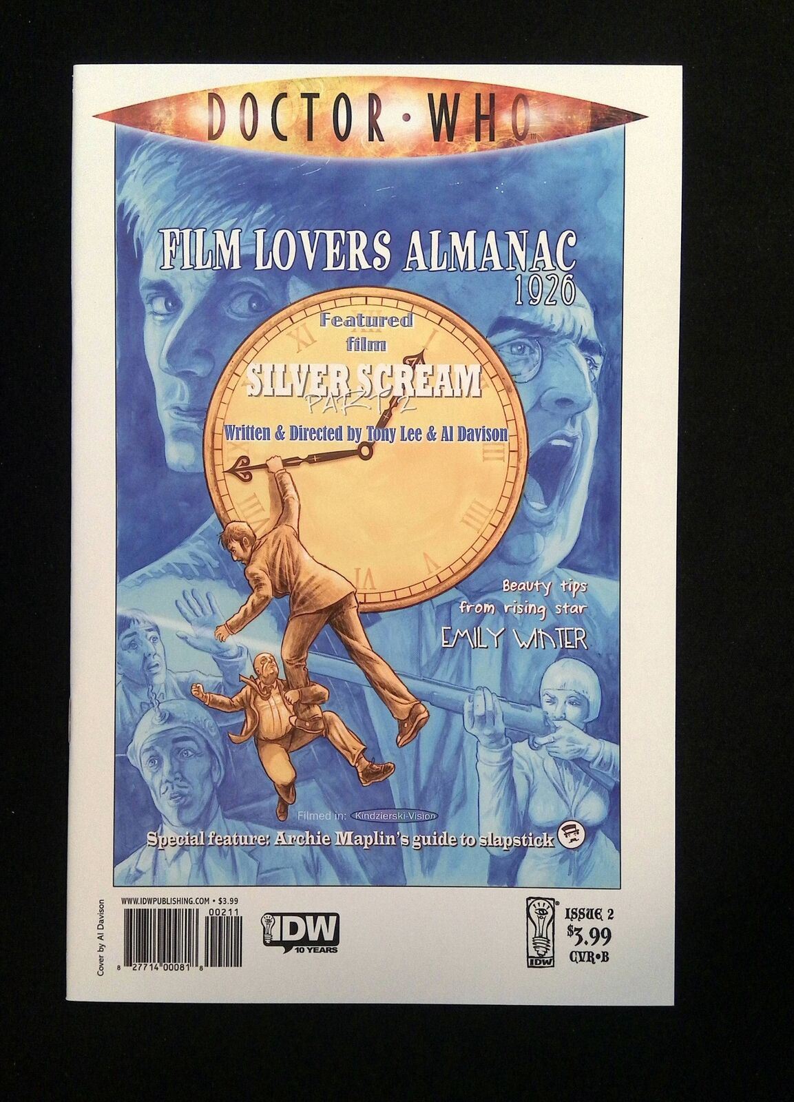 Doctor Who #2B Idw Comics 2009 Nm+ Davinson Variant