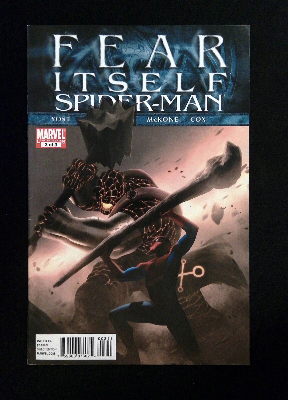 Fear Itself Spider-Man #3 Marvel Comics 2011 Vf+