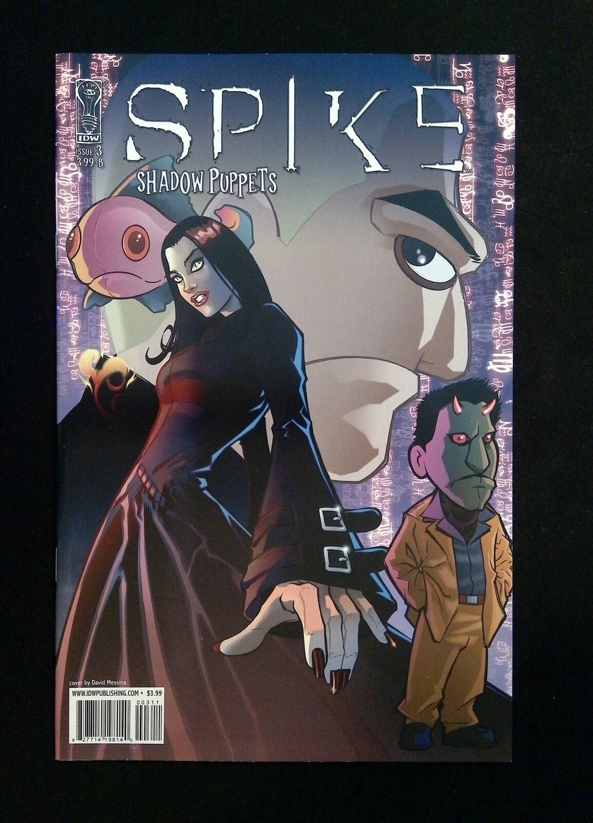 Spike Shadow Puppets #3B Idw Comics 2007 Nm Messina Liynch Urru Variant