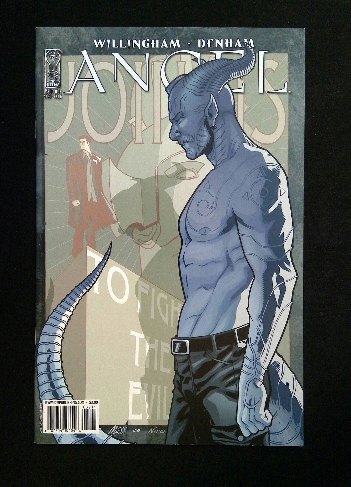 Angel #32B (3Rd Series) Idw Comics 2010 Nm Messina Variant