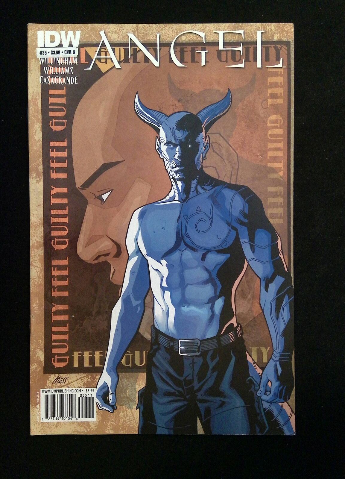 Angel #35B (3Rd Series) Idw Comics 2010 Vf/Nm Messina Variant