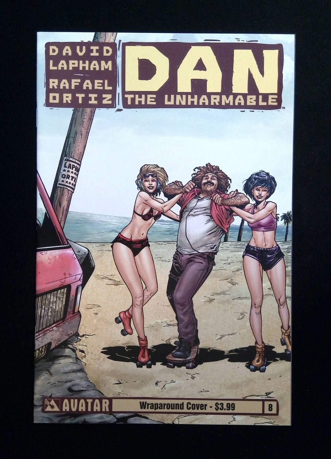 Dan The Unharmable #8B Avatar Comics 2012 Nm Ortiz Lapham Variant