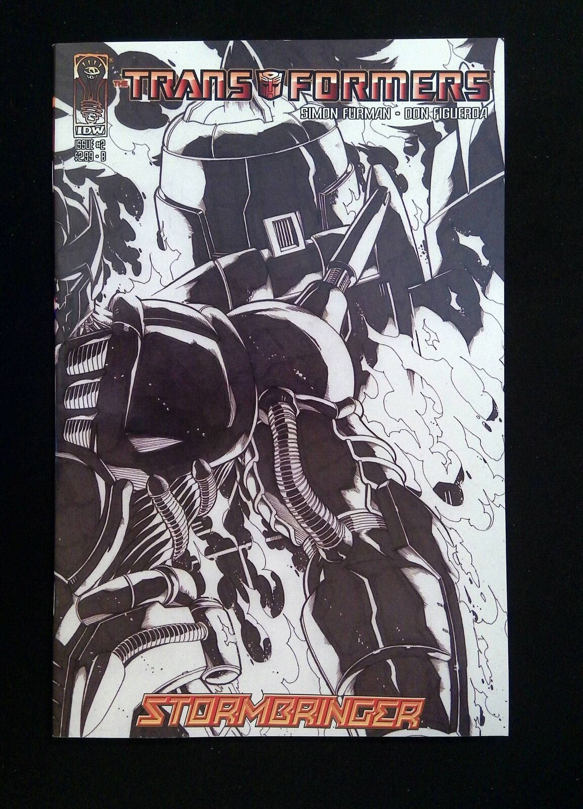 Transformers Strormbringer #2B Idw Comics 2006 VF/NM Variant Cover