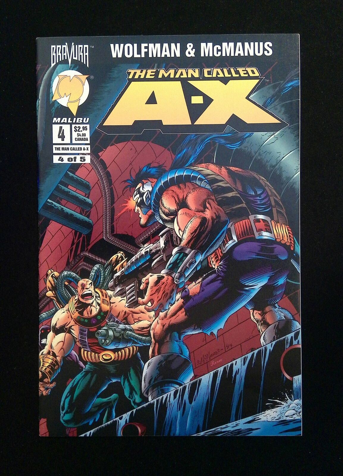 Man Called A-X #4 Malibu Comics 1995 NM-