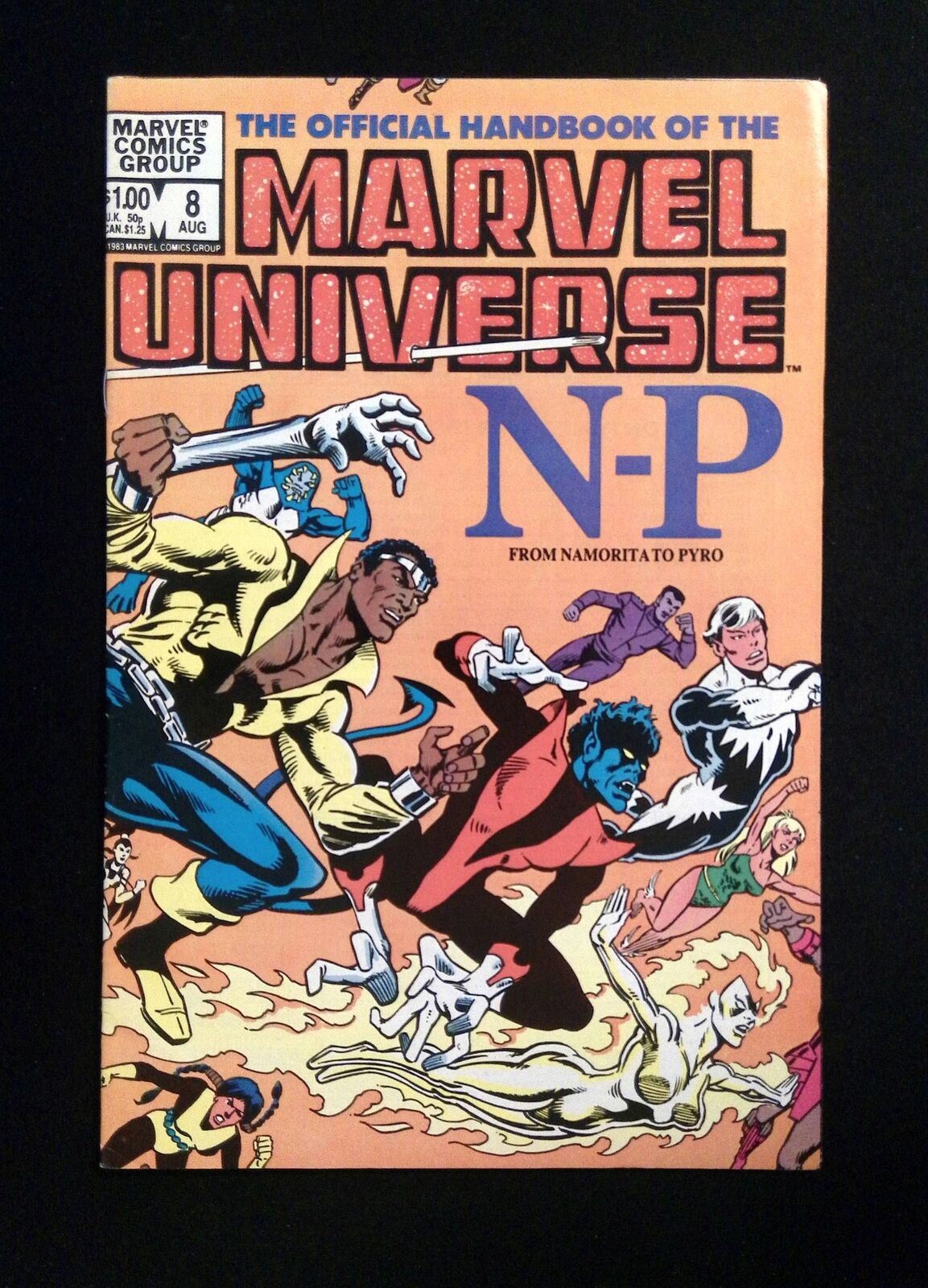Official Handbook Of The Marvel Universe #8 MARVEL Comics 1983 VF