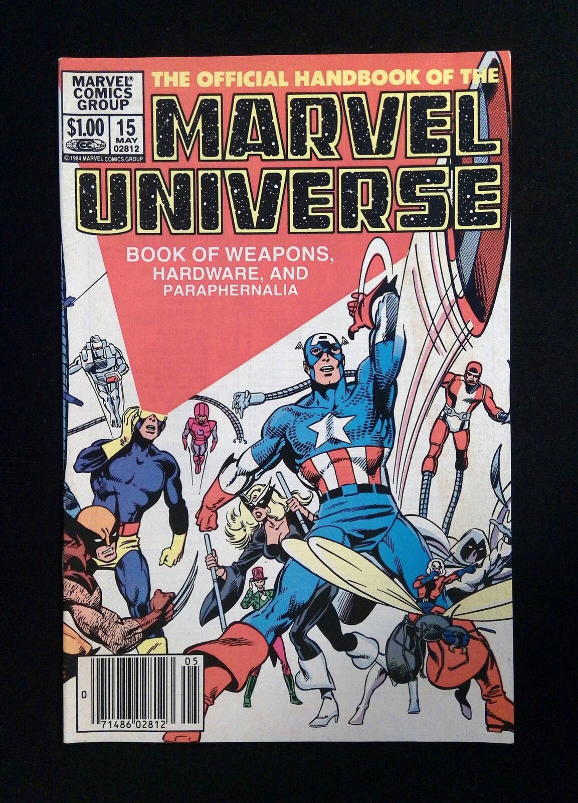 Official Handbook Of The Marvel Universe #15 Marvel Comics 1984 FN/VF NEWSSTAND