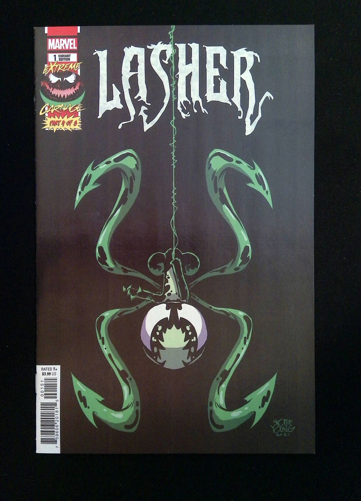 Extreme Carnage Lasher #1E Marvel Comics 2021 VF+ YOUNG VARIANT