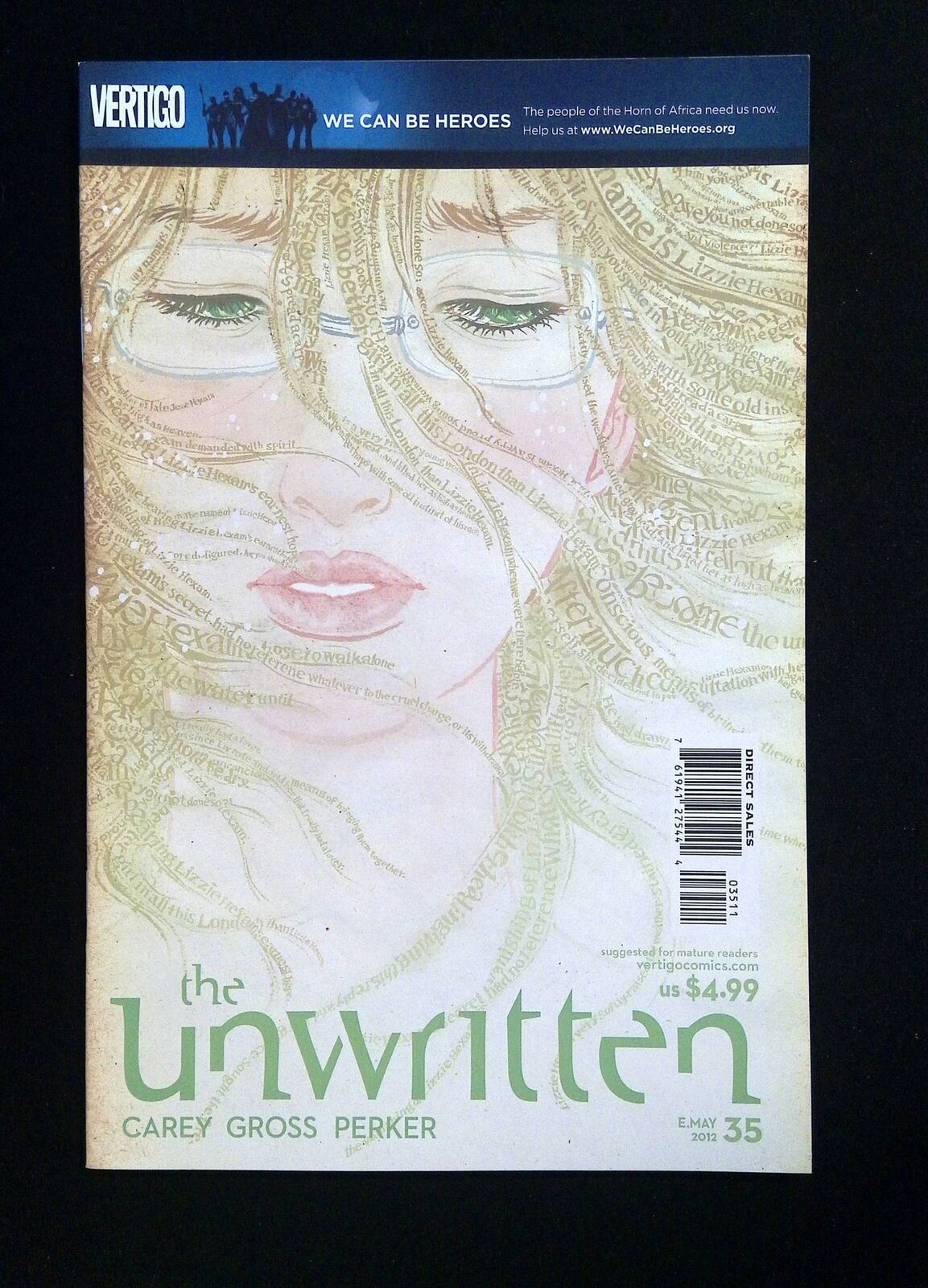 Unwritten #35 DC/Vertigo Comics 2010 NM