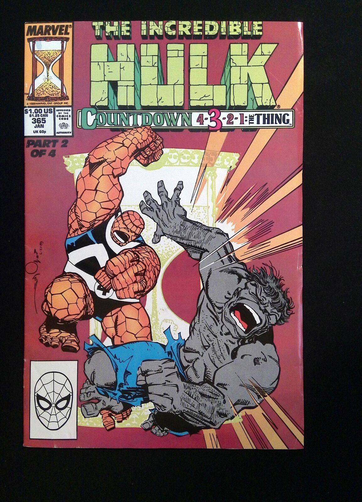 Incredible Hulk #365  MARVEL Comics 1990 VF-