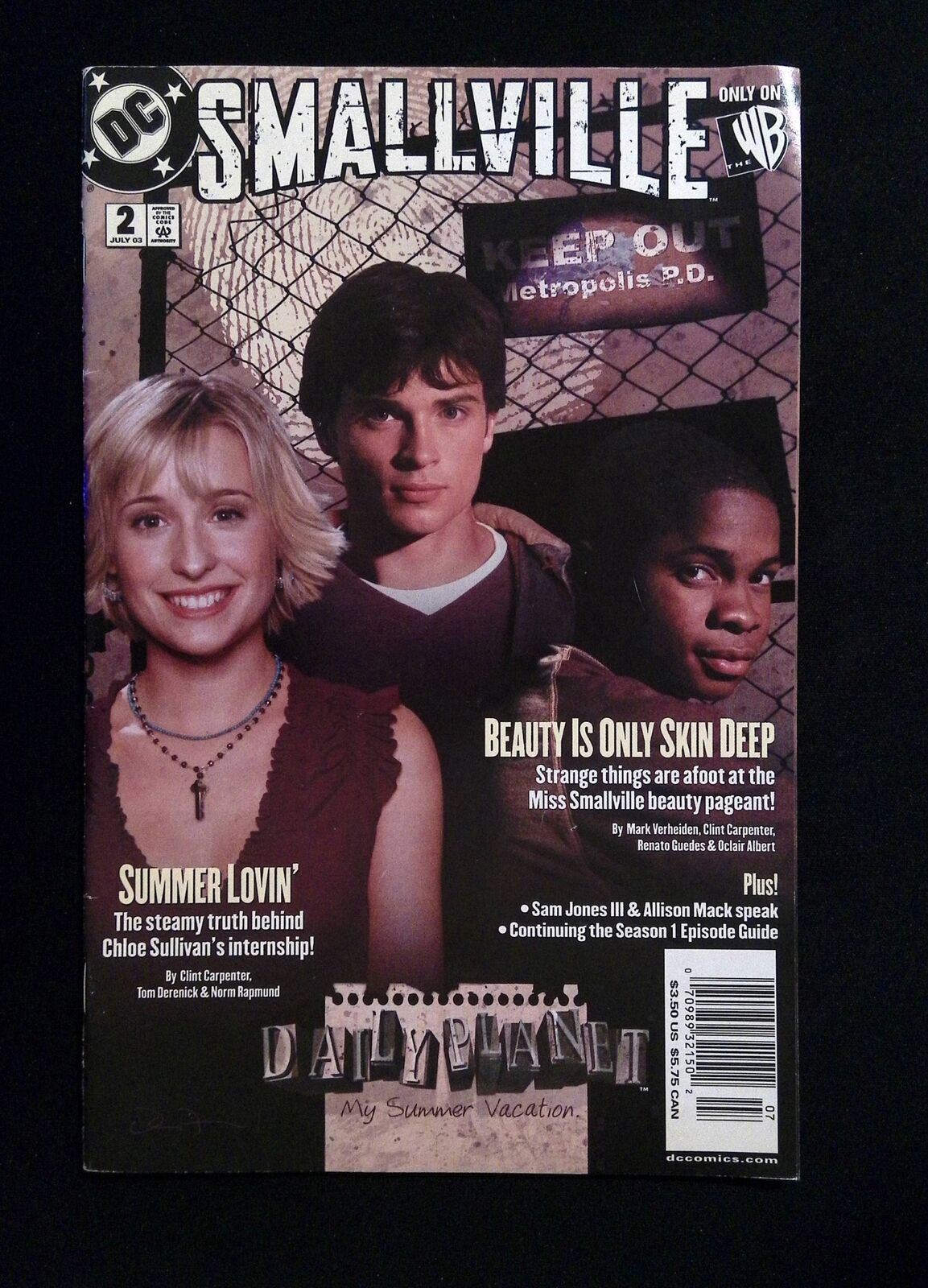 Smallville #2 DC Comics 2003 VF+ NEWSSTAND