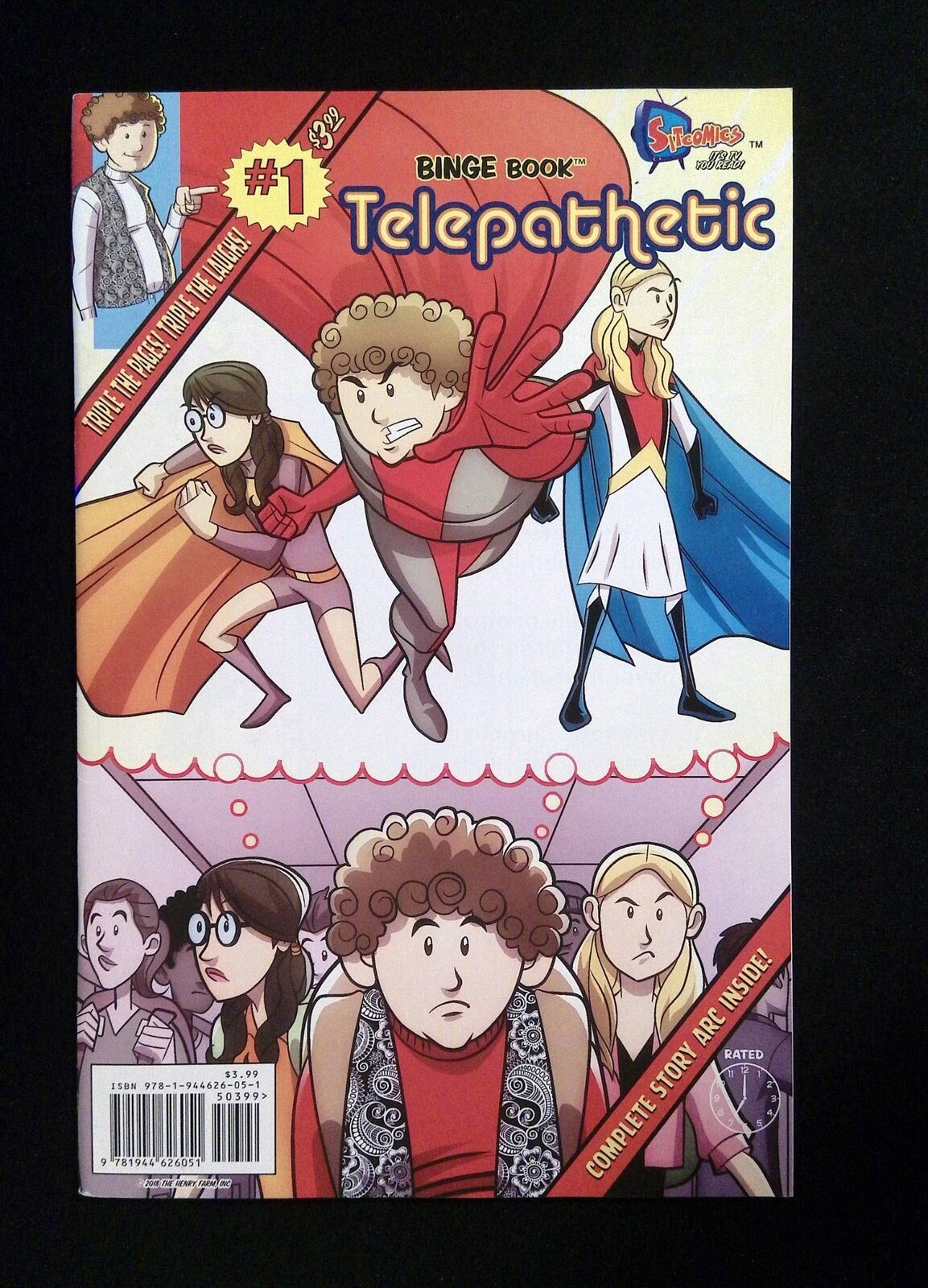Telepathetic #1 Sitcomics Comics 2018 VF+