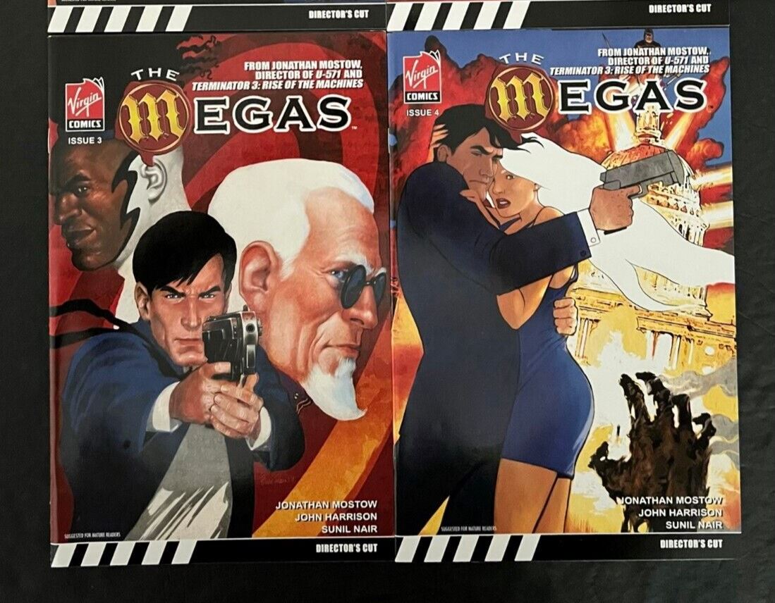 Megas Full #1,2,3,4 Virgin Comics Comics 2008 Nm-