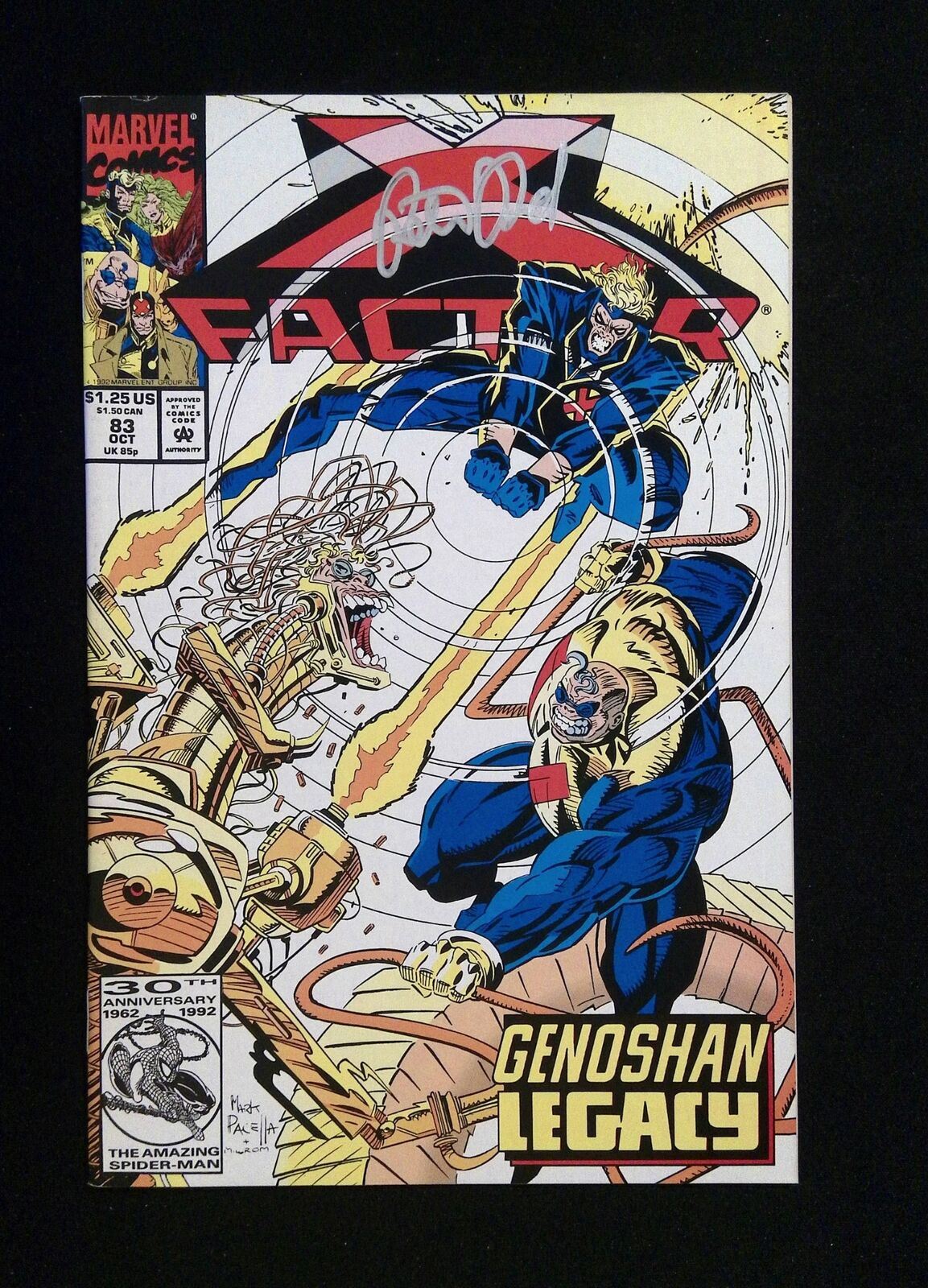 X-Factor #83 Marvel Comics 1992 VF/NM Signed By Peter David