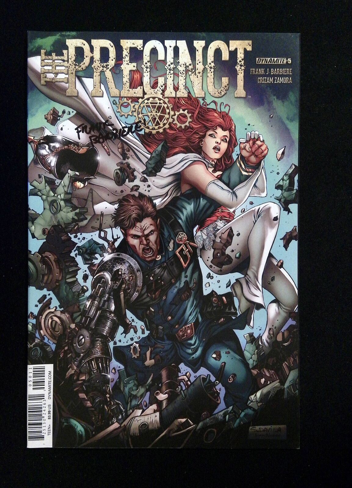 Precint #5 Dynamite Comics 2016 NM Signed By Frank J Barbiere