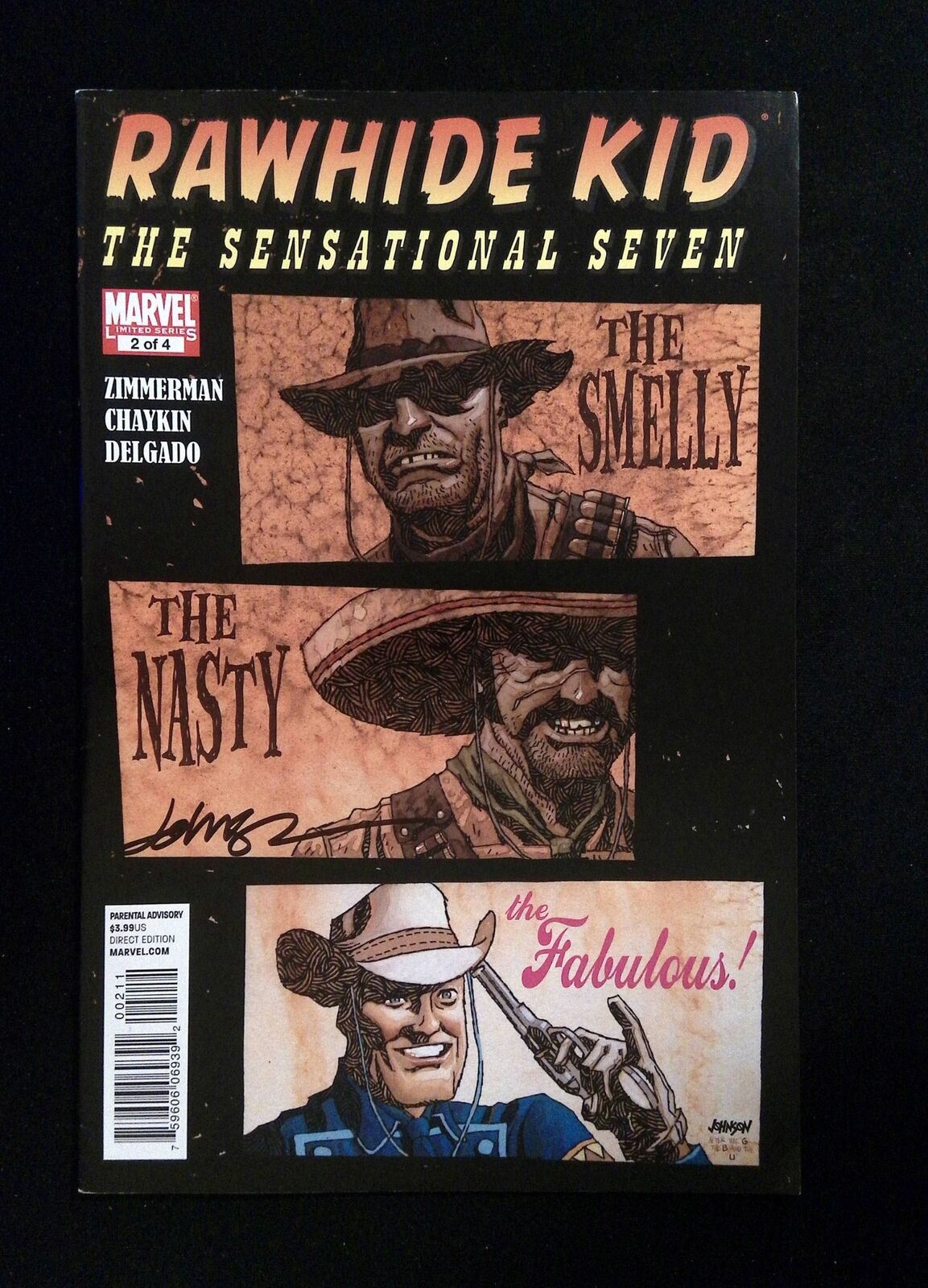 Rawhide Kid #2 Marvel Comics 2010 VF/NM Signed