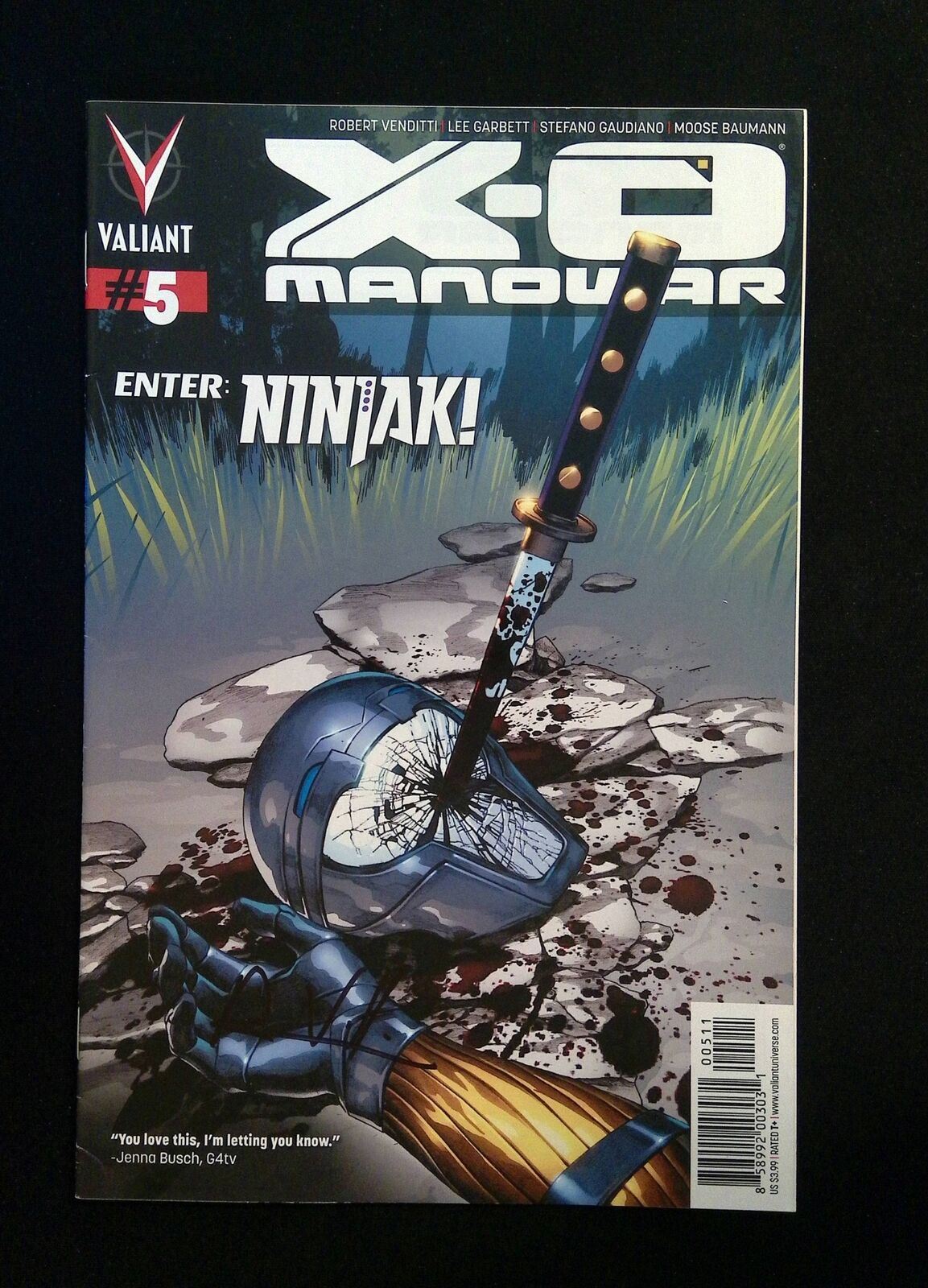 X-O Manowar #5 (3RD SERIES) Valiant Comics 2012 VF+ Signed By Robert Venditti
