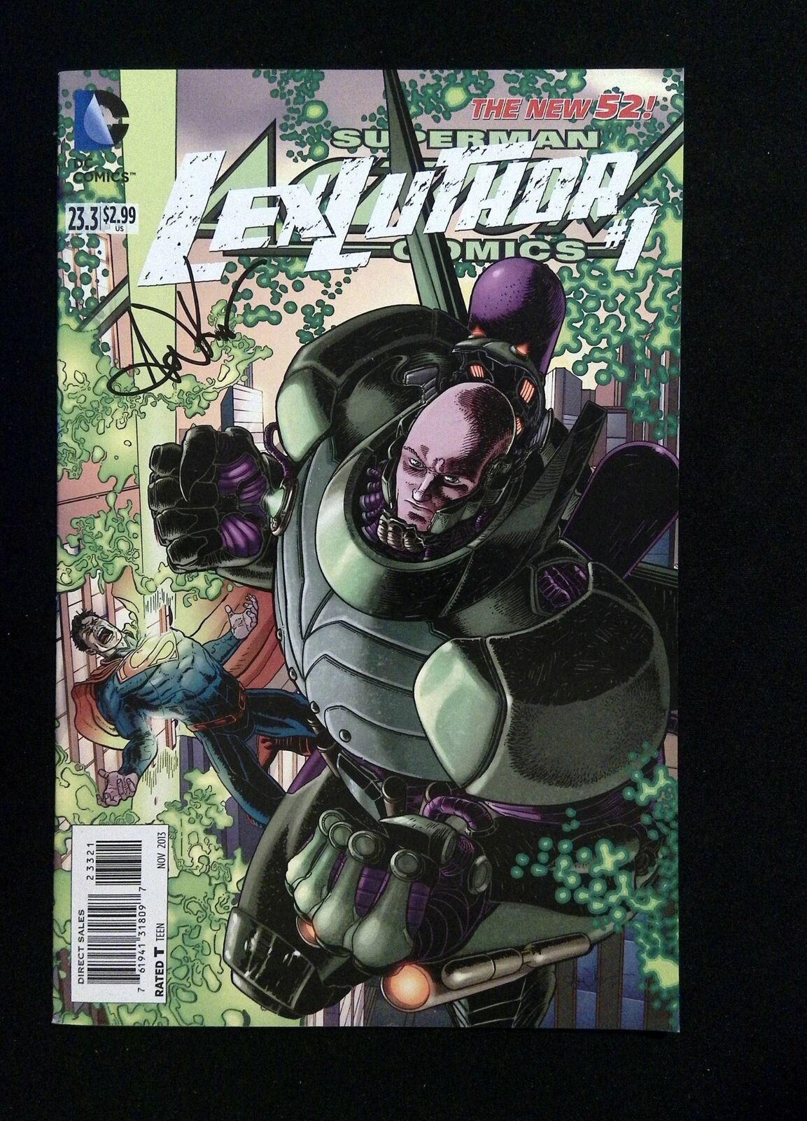 Action Comics #23.3B DC Comics 2013 VF+ Signed By Aaron Kuder