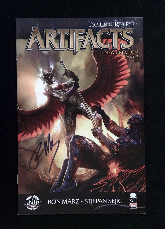Artifacts #15  Top Cow Comics 2012 VF+  Signed By Ron Marz