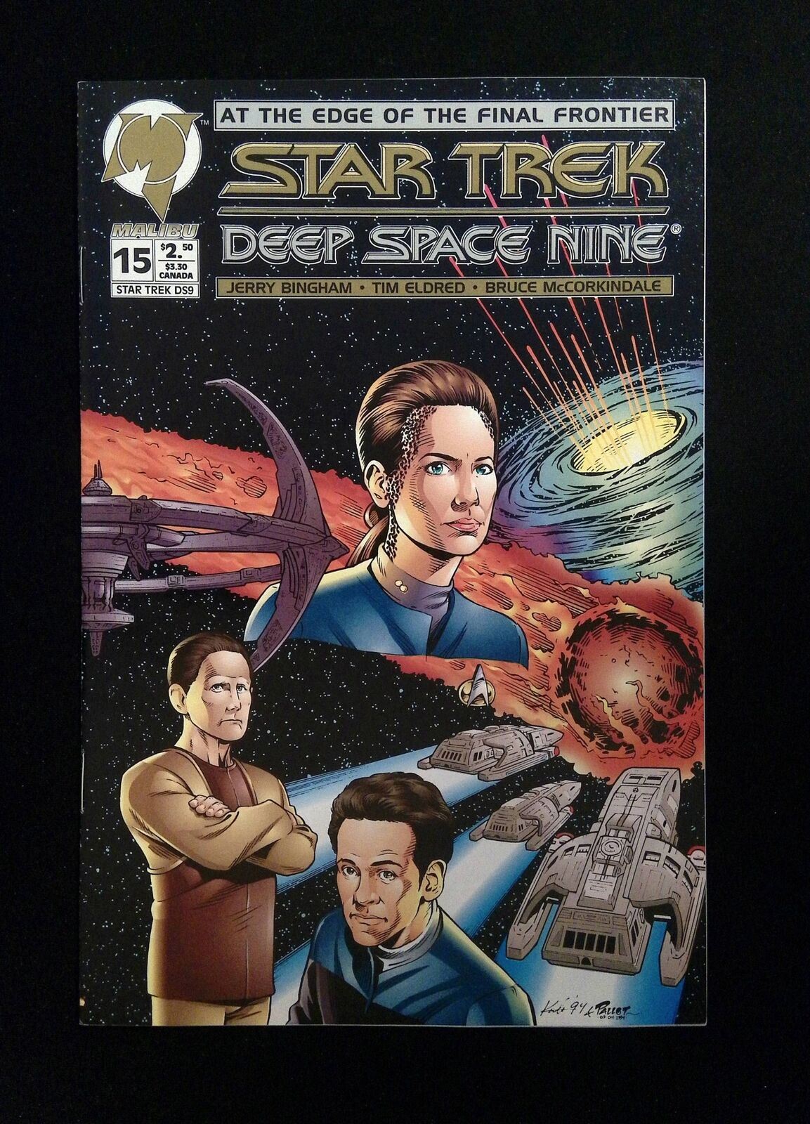 Star Trek Deep Space Nine #15 MALIBU Comics 1994 VF/NM Newsstand